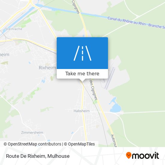 Mapa Route De Rixheim