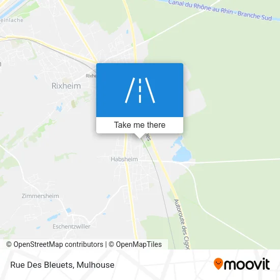 Rue Des Bleuets map