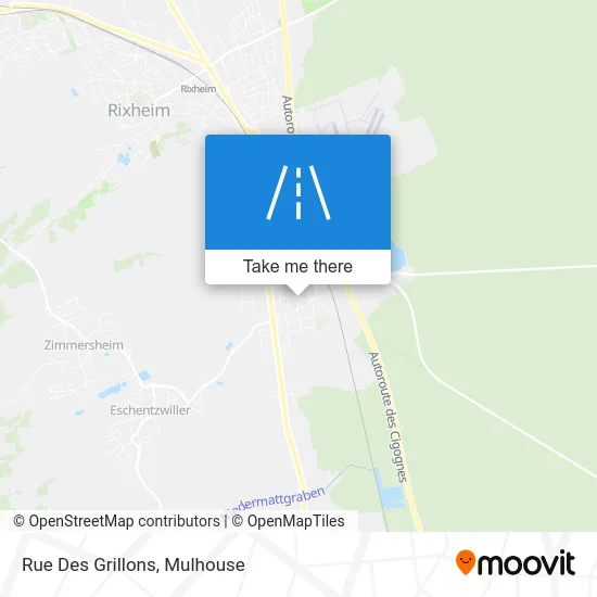 Rue Des Grillons map