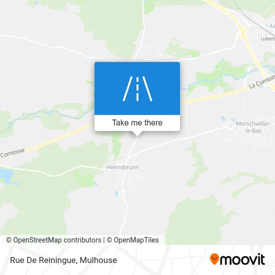 Rue De Reiningue map