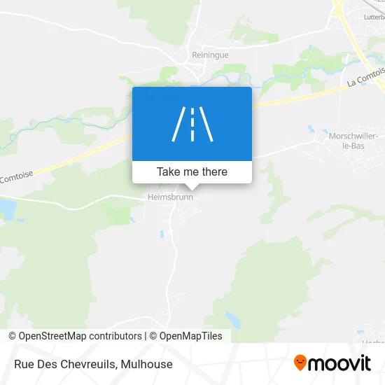 Rue Des Chevreuils map