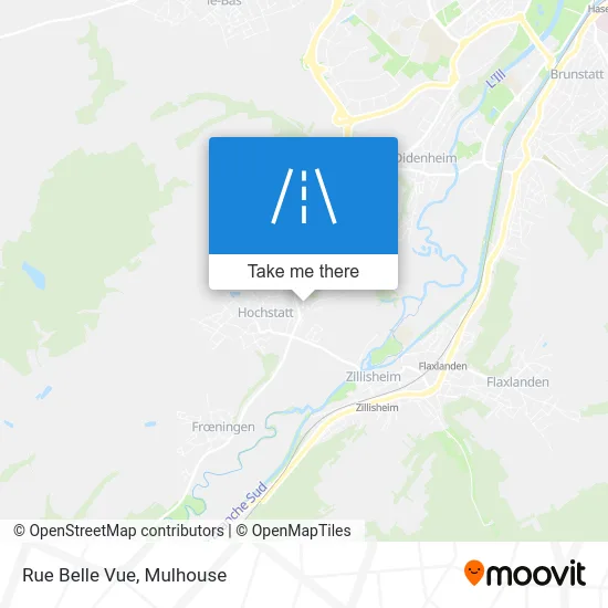 Rue Belle Vue map