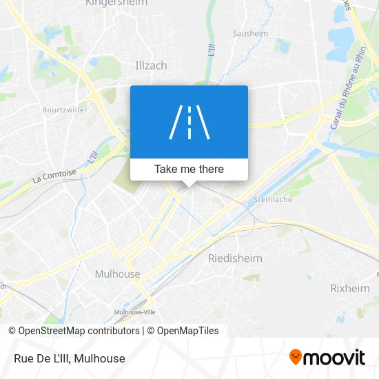 Rue De L'Ill map