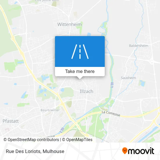 Rue Des Loriots map