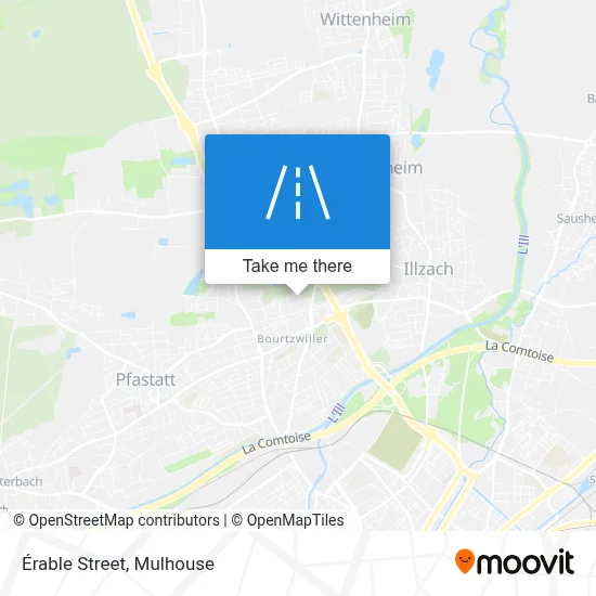 Rue De L'Érable map