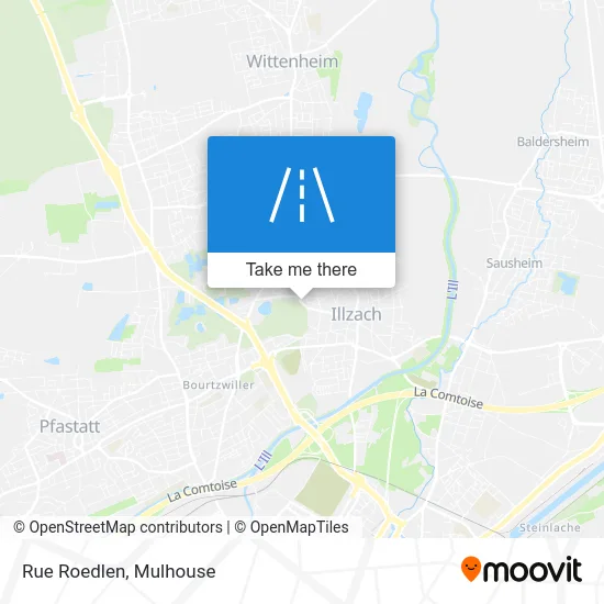 Rue Roedlen map