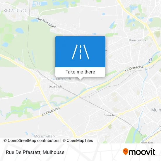 Rue De Pfastatt map