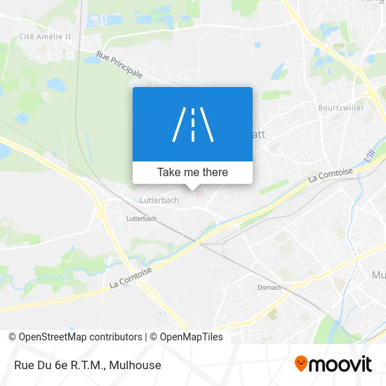 Rue Du 6e R.T.M. map