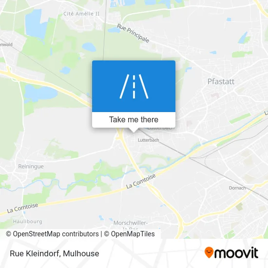 Rue Kleindorf map