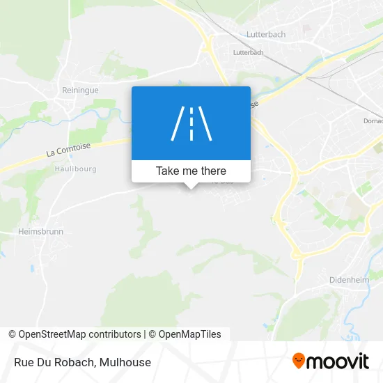 Rue Du Robach map