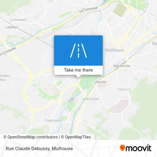 Rue Claude Debussy map