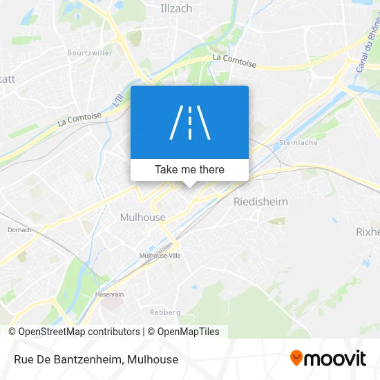 Rue De Bantzenheim map