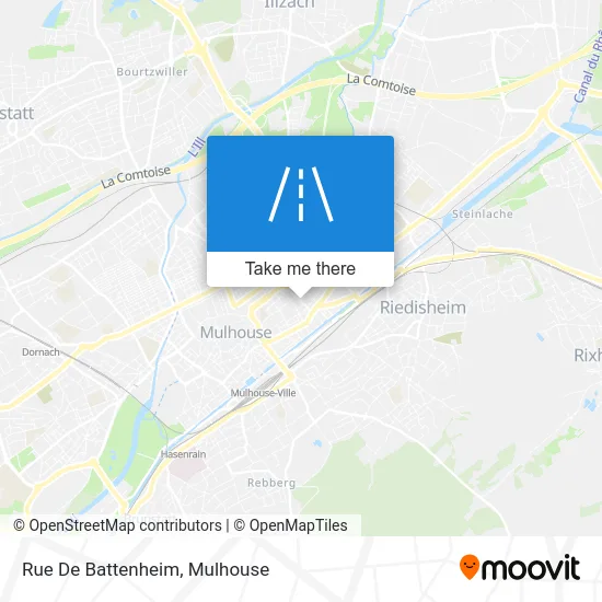 Rue De Battenheim map