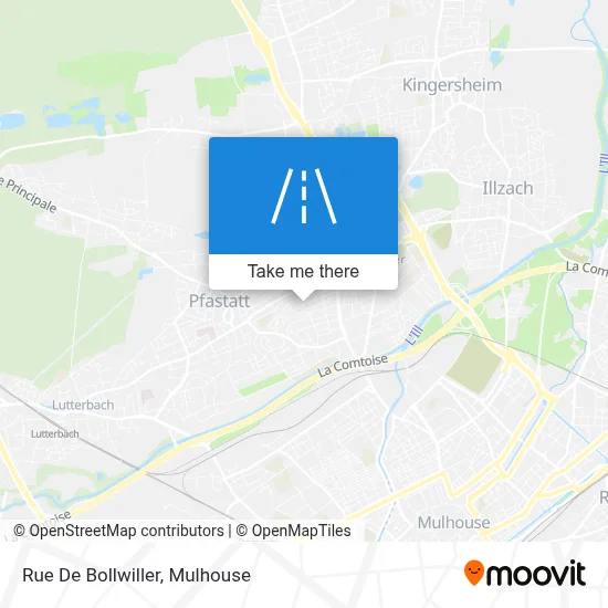 Rue De Bollwiller map