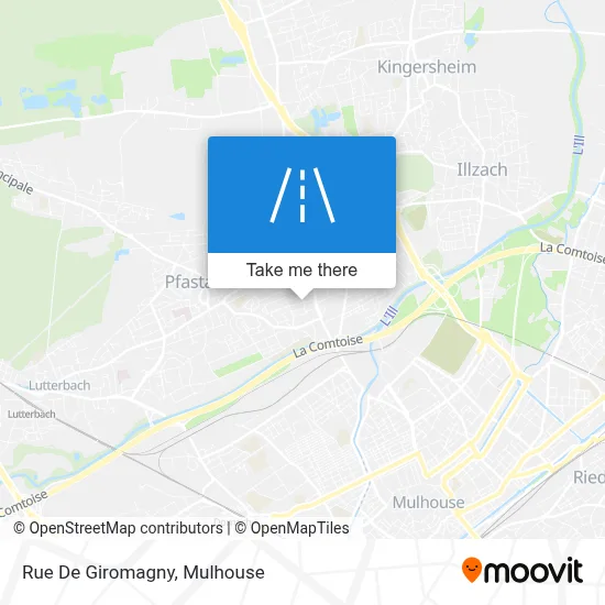 Rue De Giromagny map