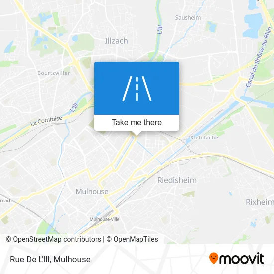 Rue De L'Ill map