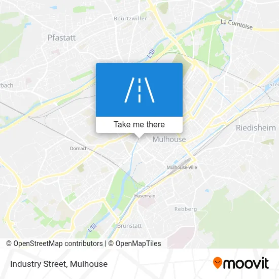 Rue De L'Industrie map