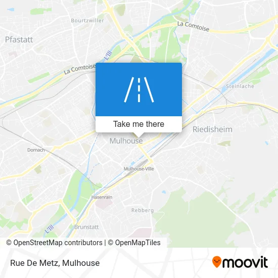 Rue De Metz map