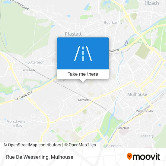 Rue De Wesserling map
