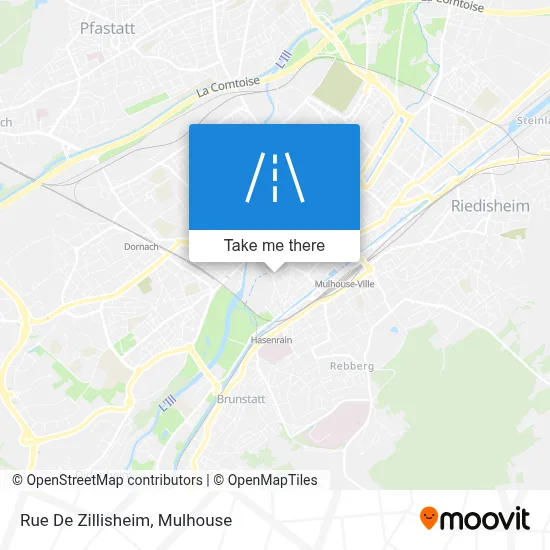 Rue De Zillisheim map