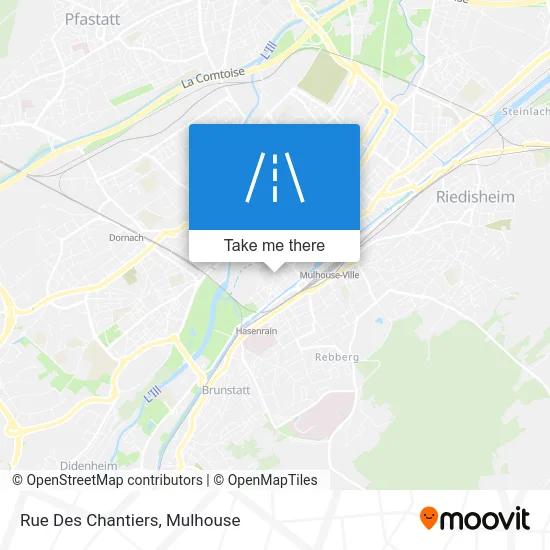 Rue Des Chantiers map