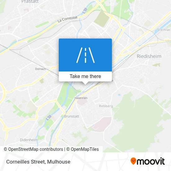 Rue Des Corneilles map