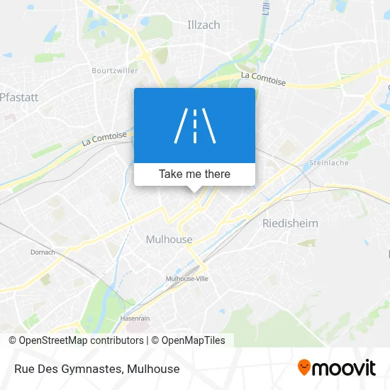 Rue Des Gymnastes map