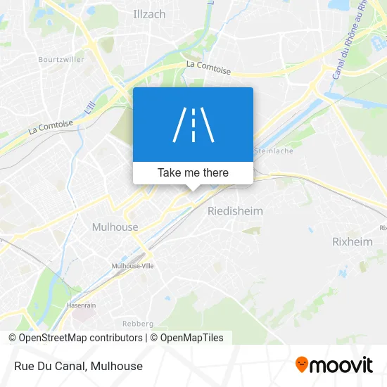 Rue Du Canal map