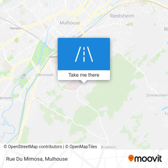 Rue Du Mimosa map