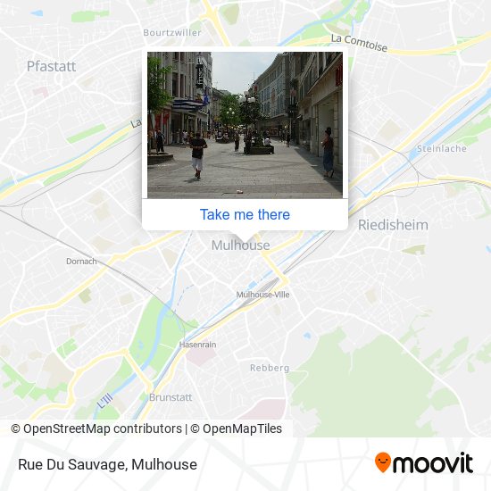 Mapa Rue Du Sauvage