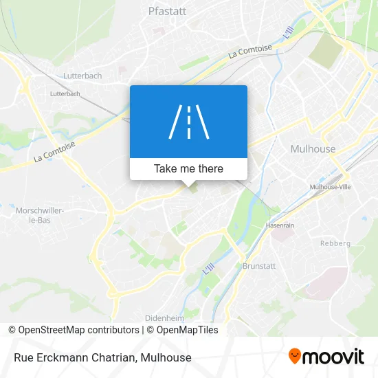 Rue Erckmann Chatrian map