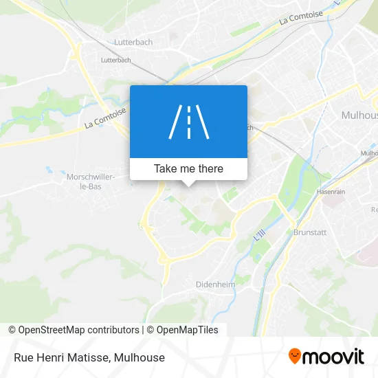 Rue Henri Matisse map