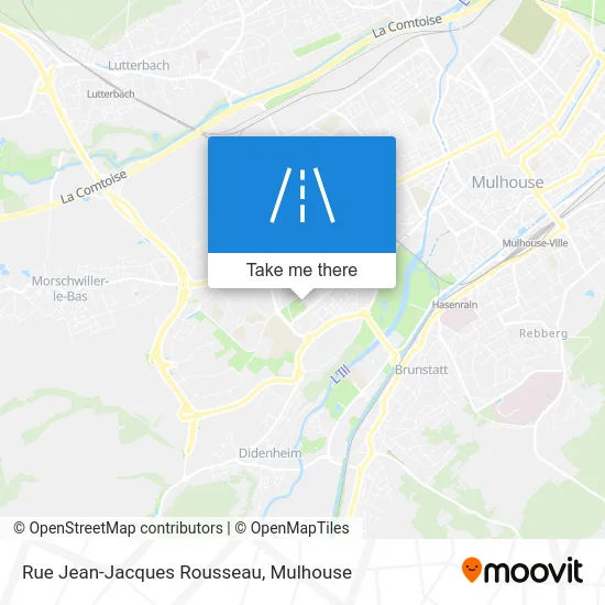 Rue Jean-Jacques Rousseau map