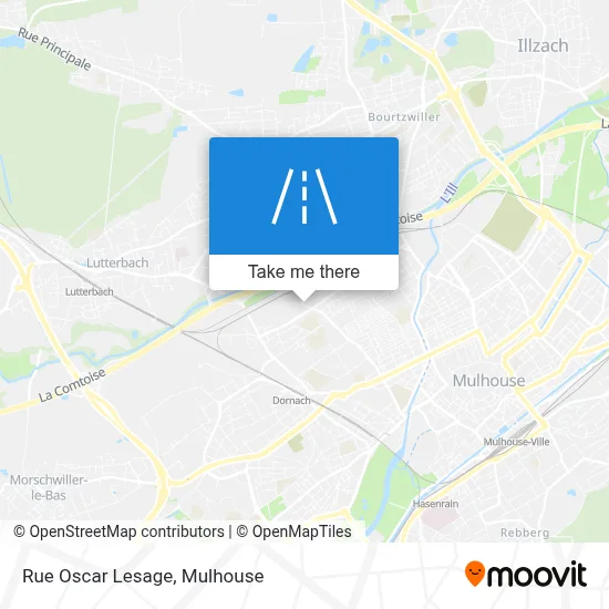 Rue Oscar Lesage map