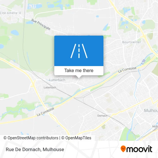 Rue De Dornach map