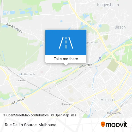 Rue De La Source map