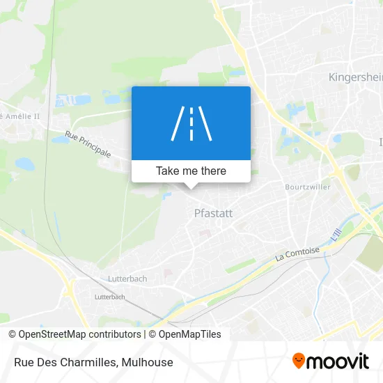 Rue Des Charmilles map
