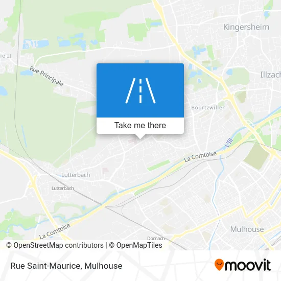 Rue Saint-Maurice map