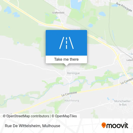 Rue De Wittelsheim map