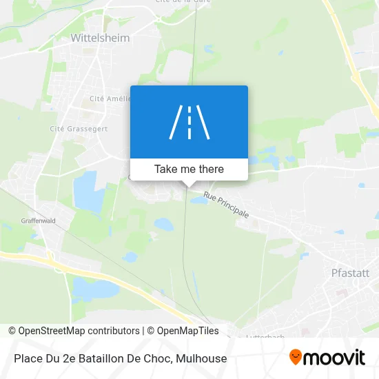 Place Du 2e Bataillon De Choc map