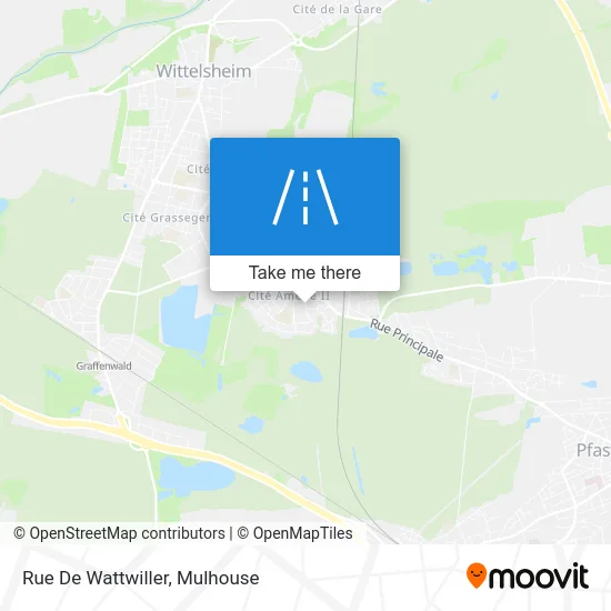 Rue De Wattwiller map