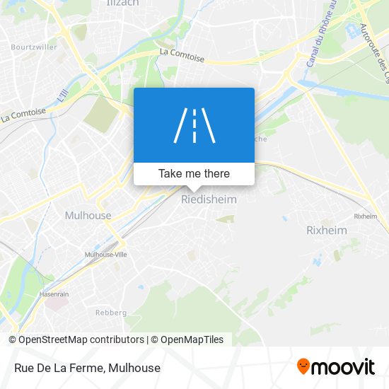 Mapa Rue De La Ferme