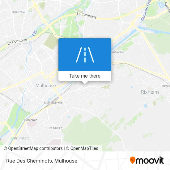 Rue Des Cheminots map