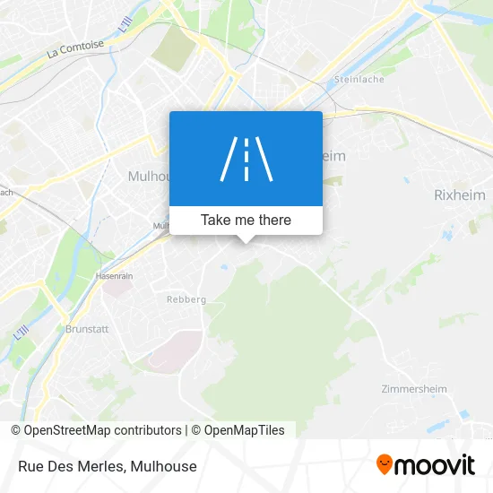 Rue Des Merles map