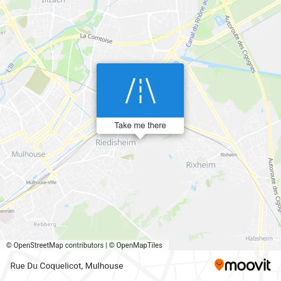 Rue Du Coquelicot map