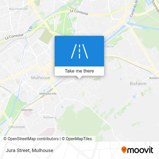 Rue Du Jura map