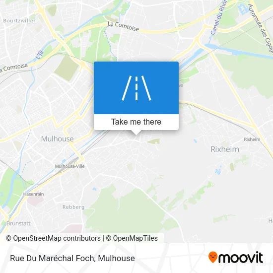 Rue Du Maréchal Foch map