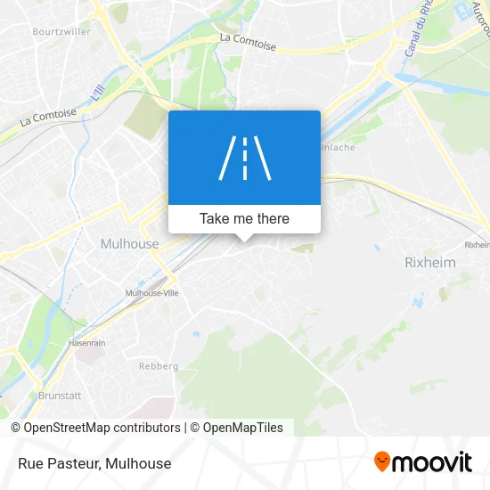 Rue Pasteur map