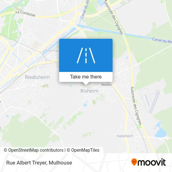 Rue Albert Treyer map