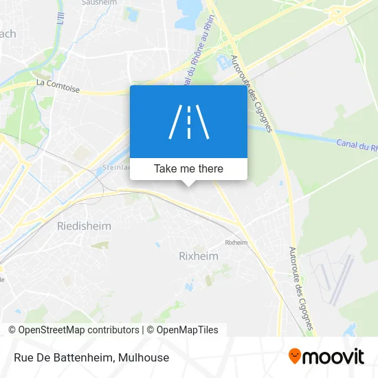 Rue De Battenheim map